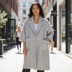 Chalk Womens Winter Coat Ivory One Size